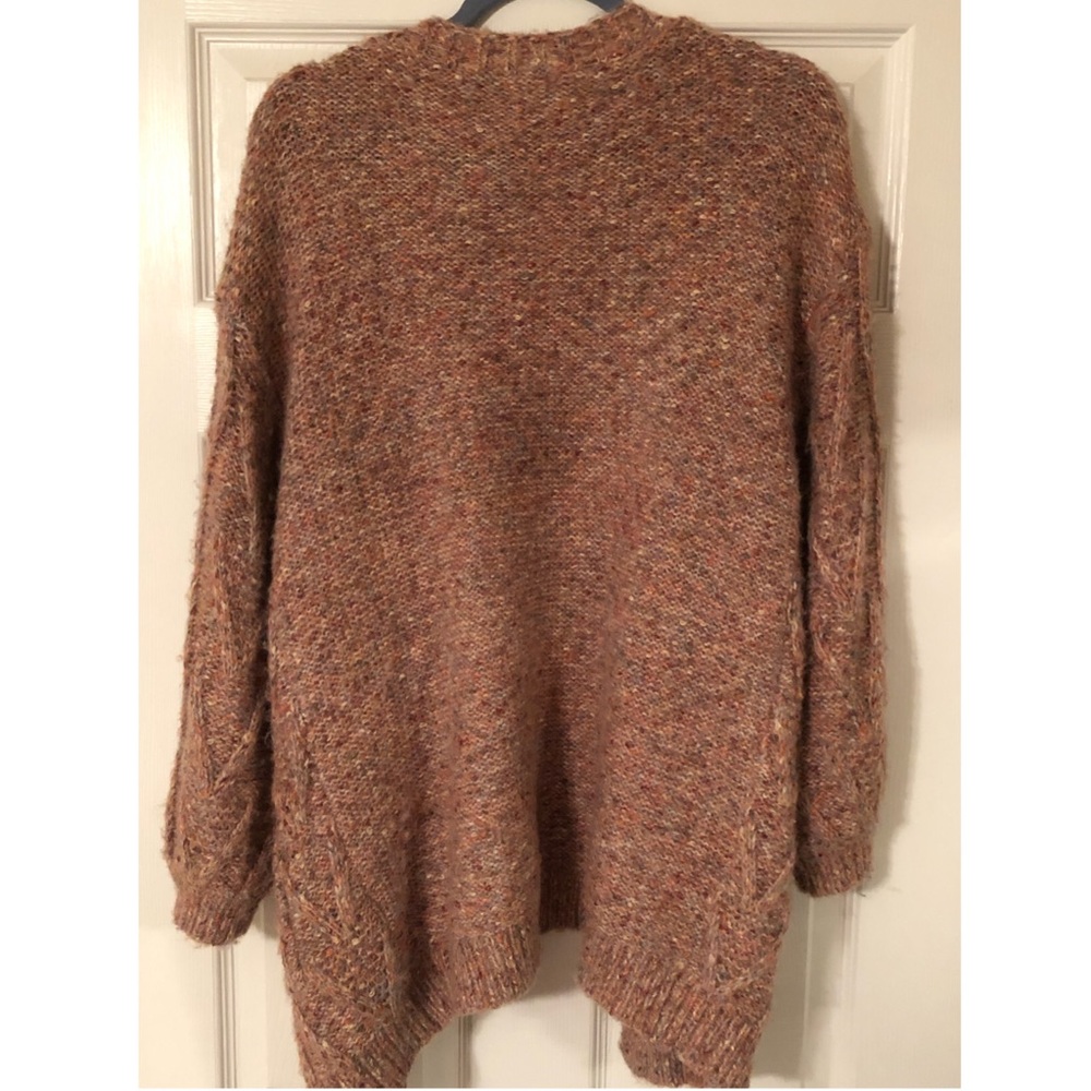Boho-Chic and COZY- Pink/Multi Colored Oversized Cardigan - Picture 7 of 8